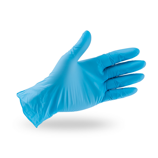 Blue Nitrile Exam Gloves — Powder-Free, Latex-Free